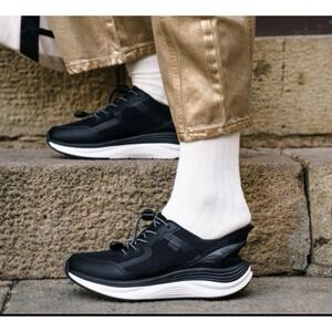 Sleek Black Women's Sneakers